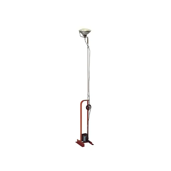 Toio adjustable floor lamp by Castiglioni (red), Flos 1