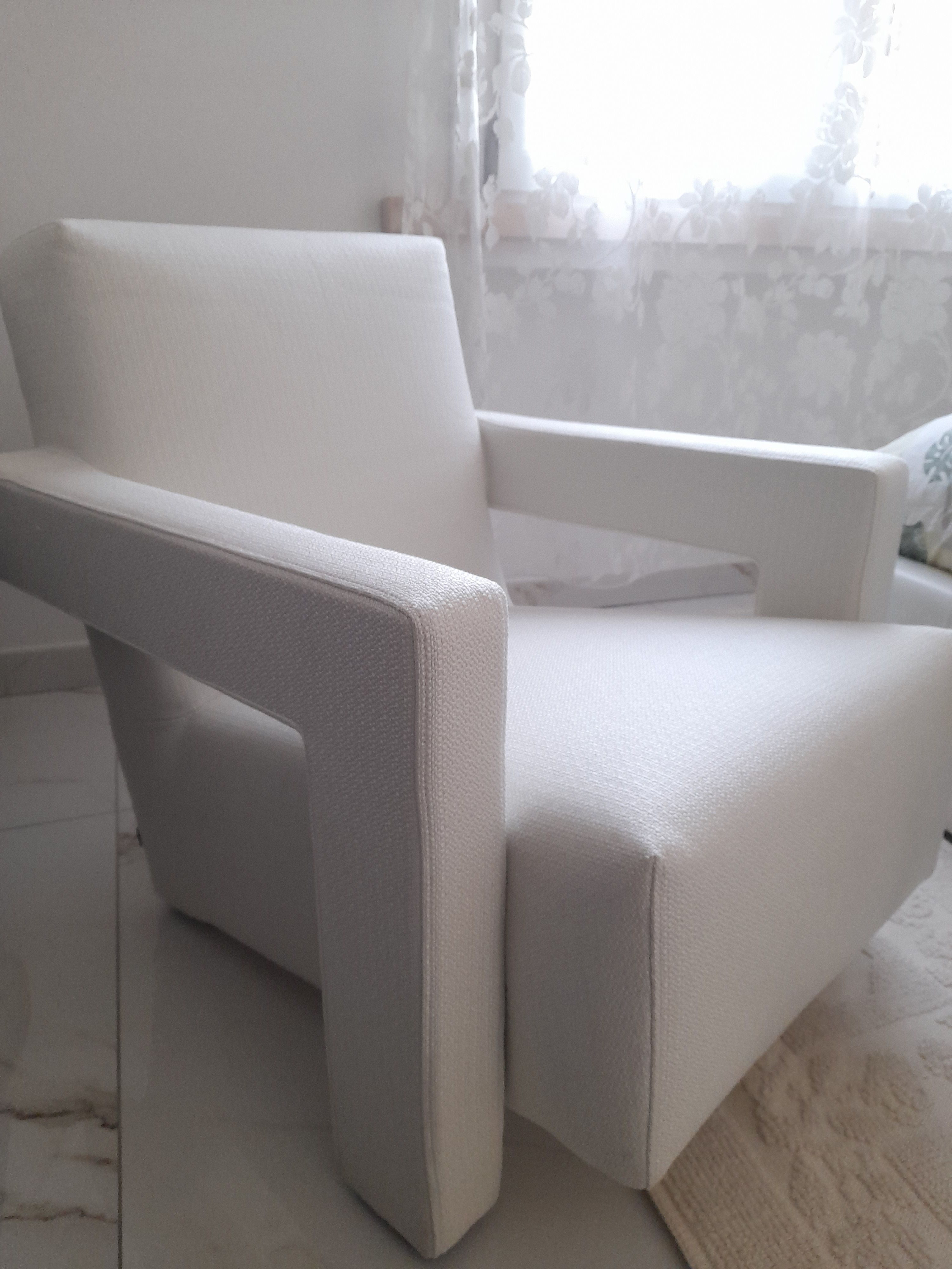 Poltrona Utrecht in tessuto (bianco) Main