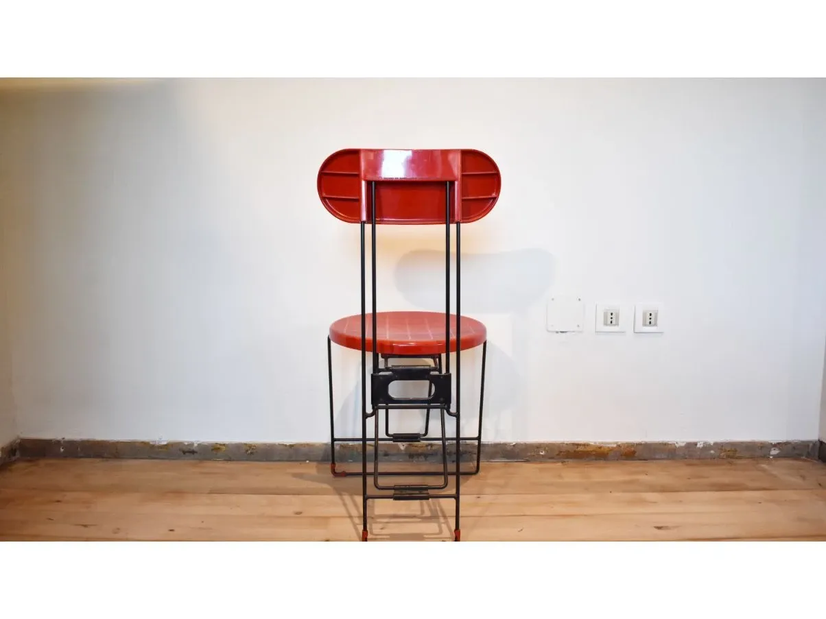 Set of 4 vintage Cricket chairs by Andries Van Onck Magis