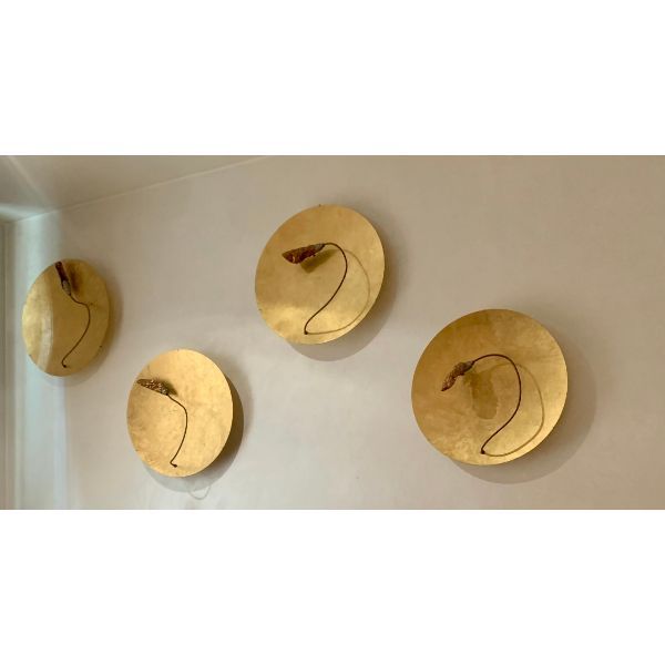 Set of 4 Full Moon appliques