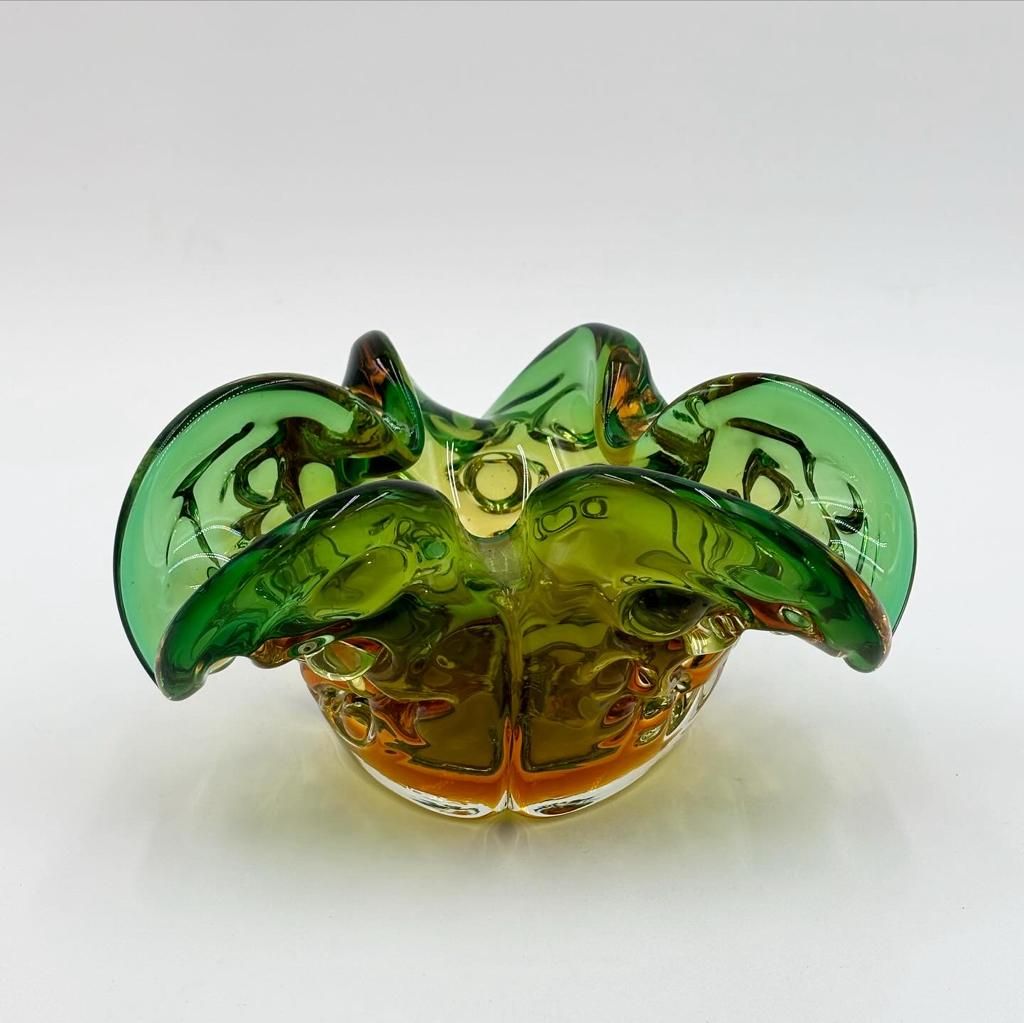 Murano submerged glass ashtray (1970s) image