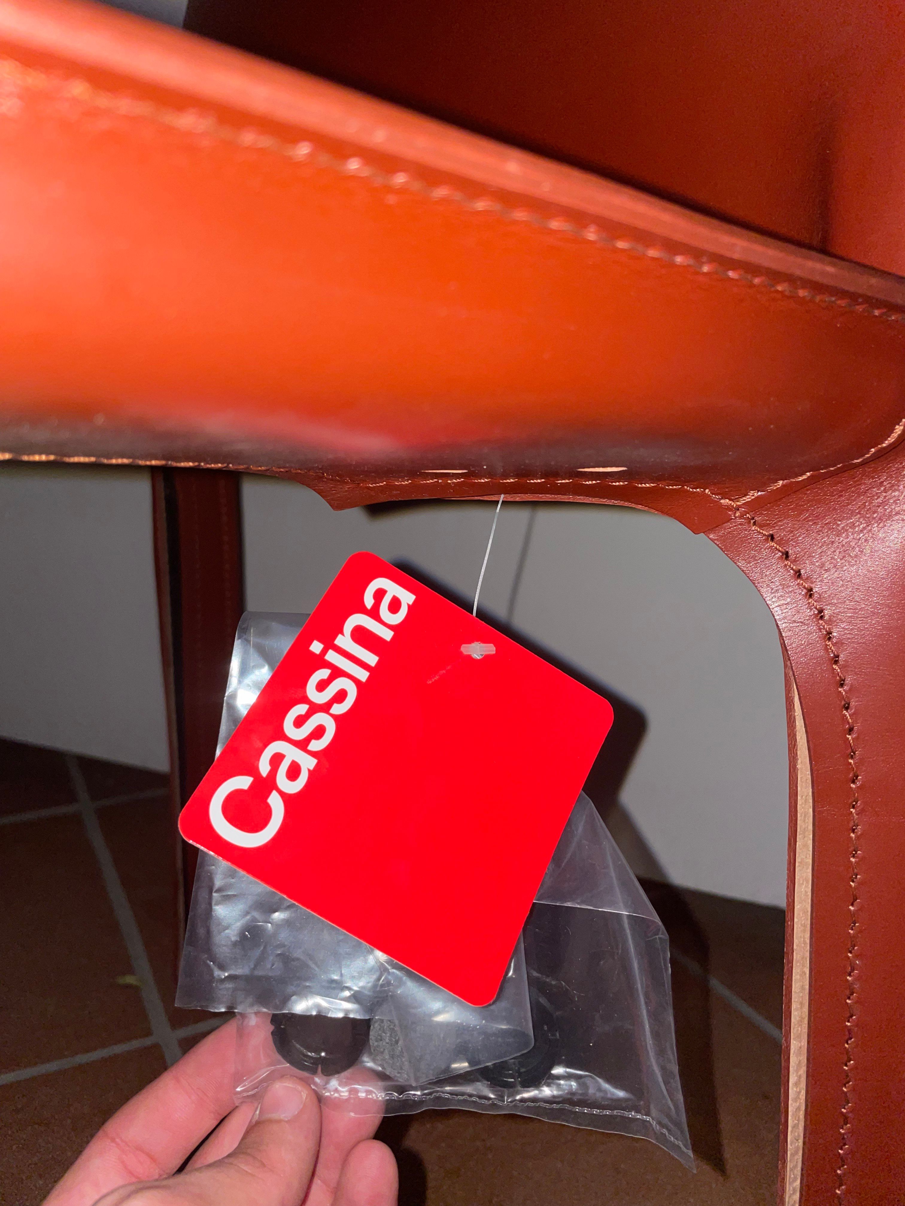 CAB 412 Leather Chair by Mario Bellini Brand