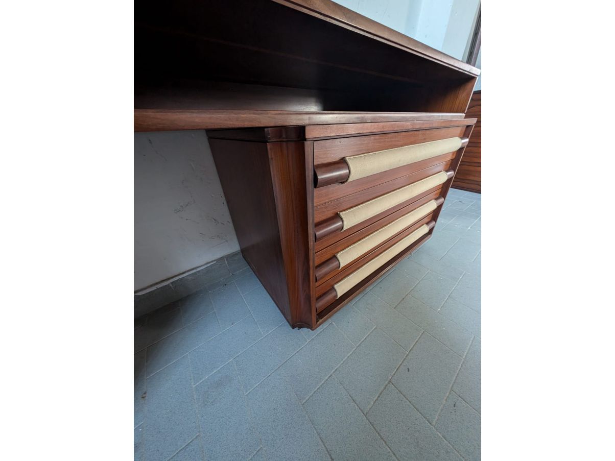 Set toletta Mid Century in legno (anni '50) Optional8