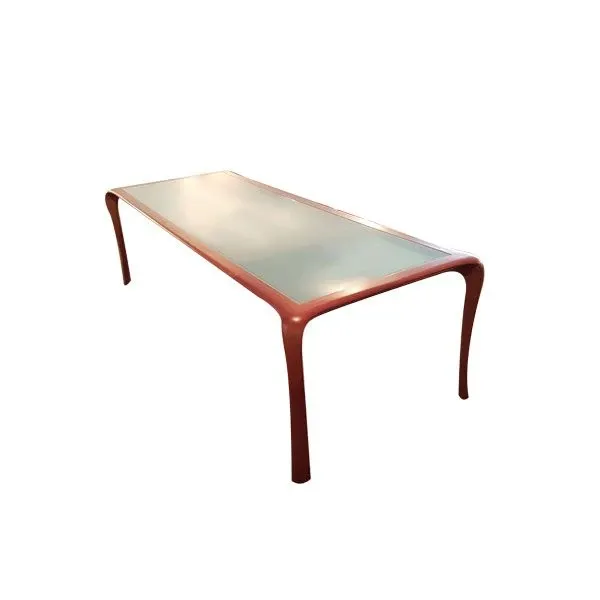 Whity rectangular table in cherry wood, Ceccotti Collezioni image