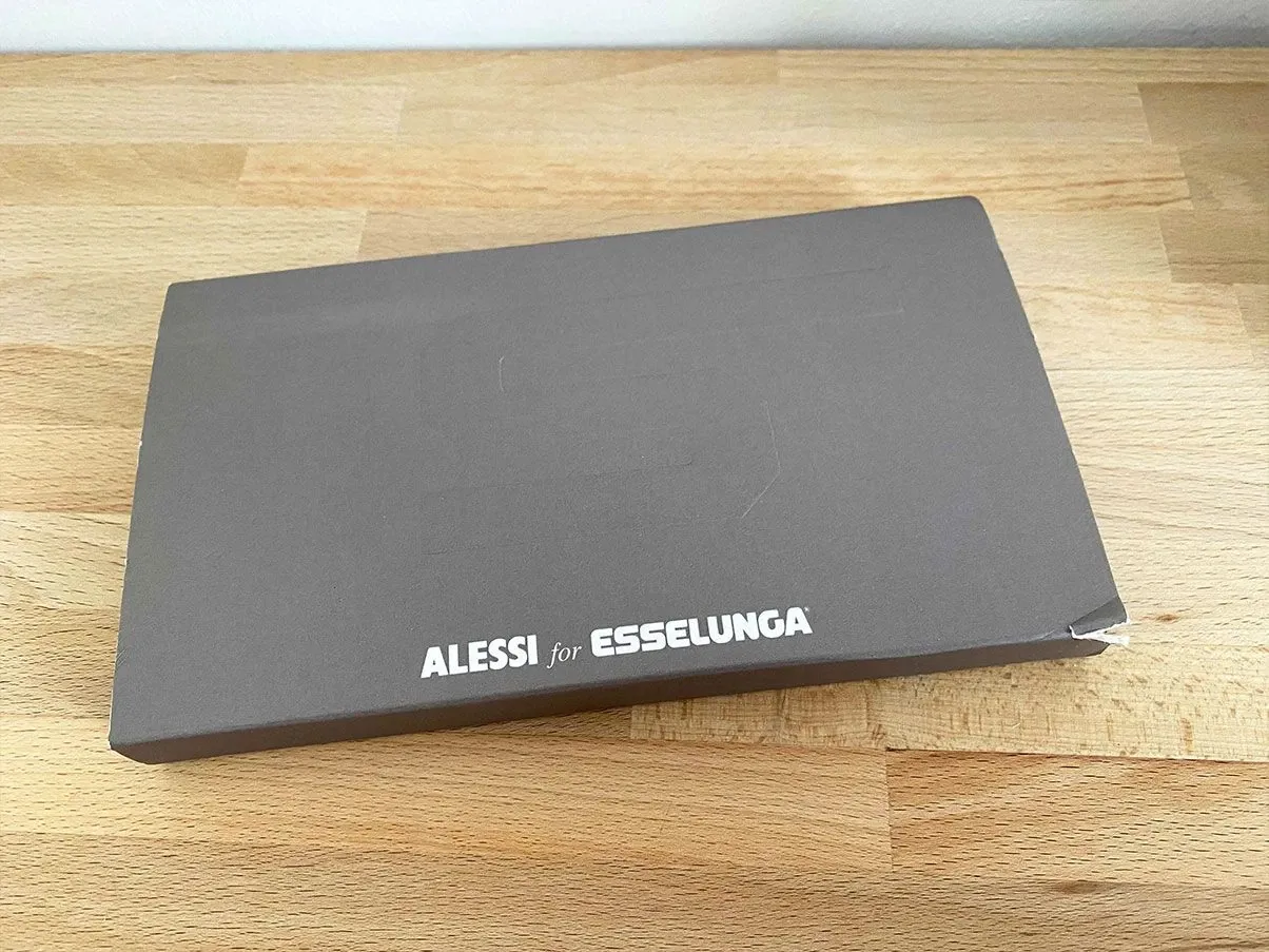 Trivet MH01 Segno for Esselunga in steel, Alessi 5