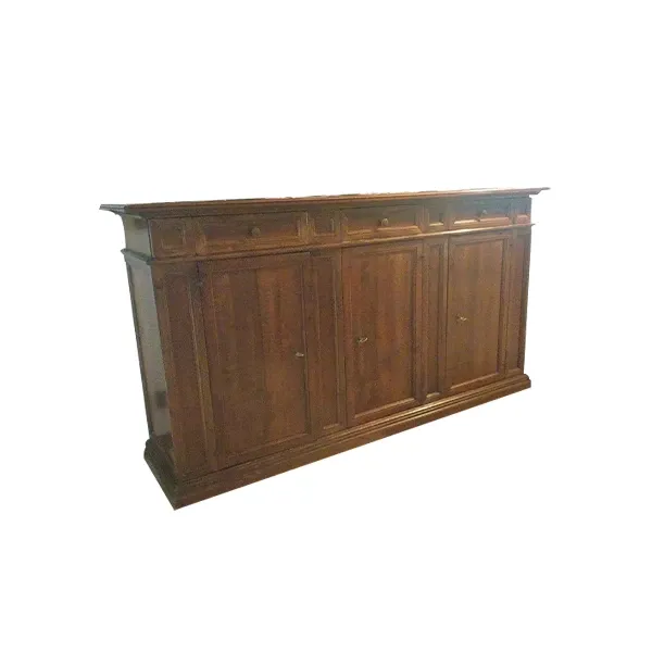 Vintage sideboard with wooden doors and drawers (1990s) image