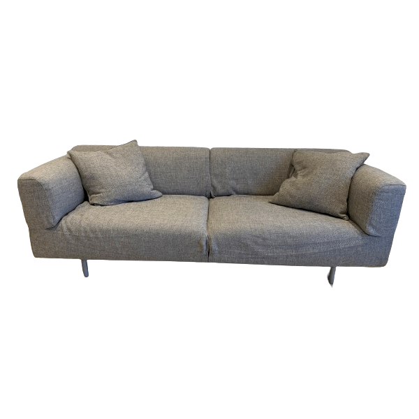 Met 250 3-seater sofa in gray fabric by Piero Lissoni, Cassina image