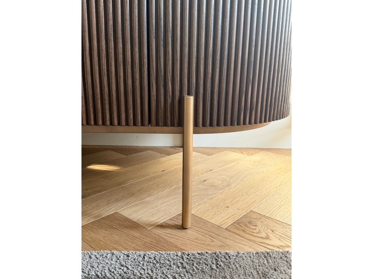 Madia Hege in legno e bronzo Details