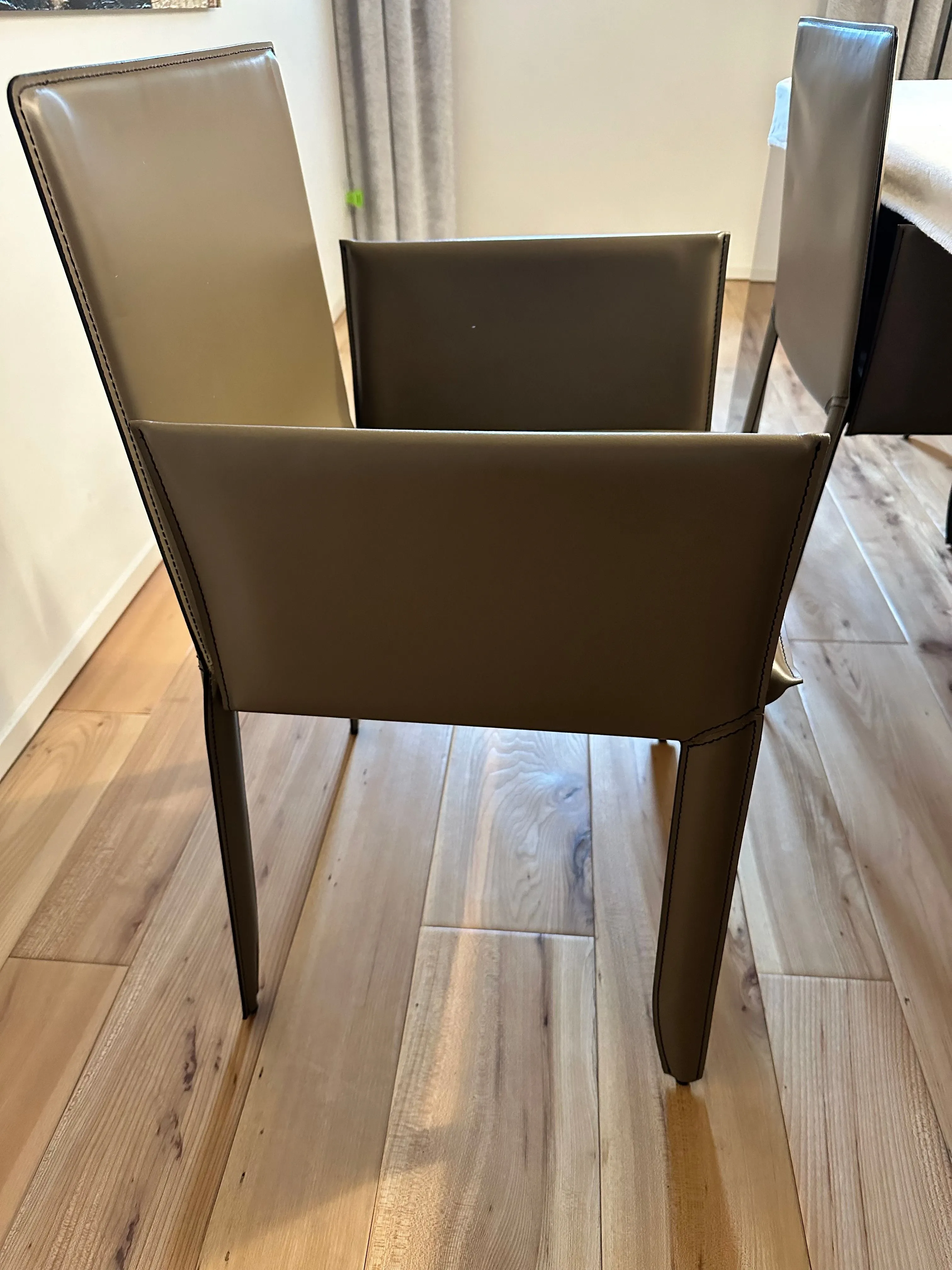 Set of 8 Piuma model armchairs 2