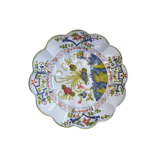 Hand painted ceramic stand by Garofano di Faenza, image