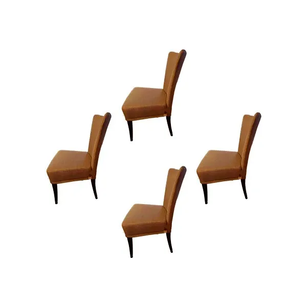 Set of 4 Giorgina chairs with removable fabric covers, Giorgetti image