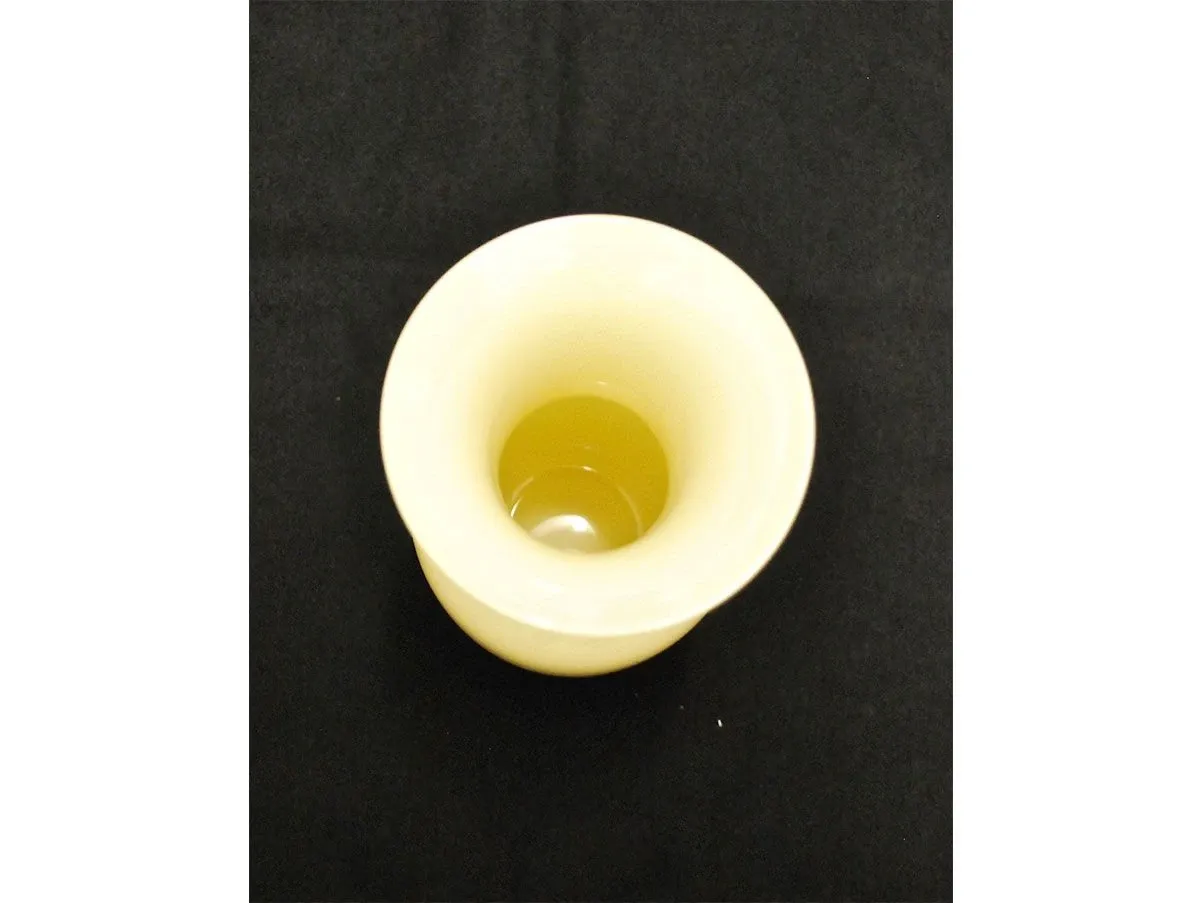 Small Opaline vase in blown glass (white), Venini 2