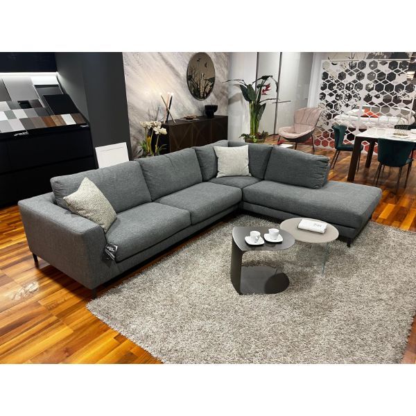 Artis grey corner sofa, Ditre Italia image