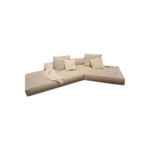 Piano Alto modular sofa in fabric (white), Zanotta 