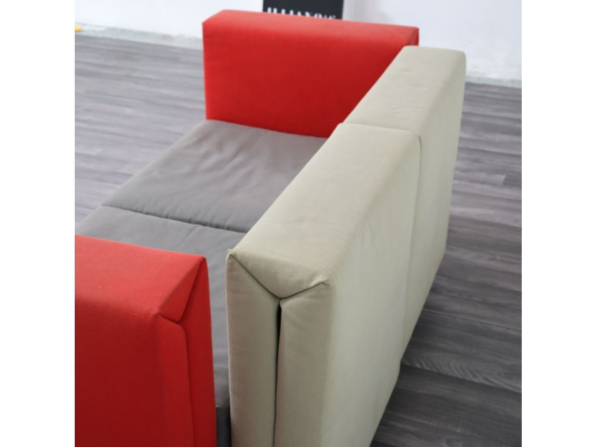 Uni-X Modulares Sofa von Carlo Forcolini & Gianfranchi (Vintage 1980er Design) Optional7