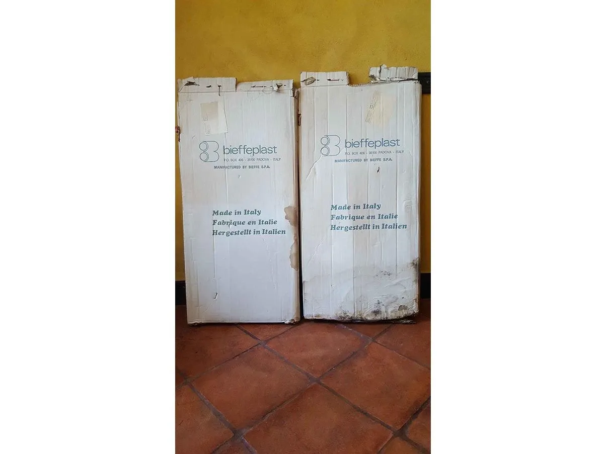 Sedia pieghevole Etoile in metallo laccato (nero), Bieffe 8