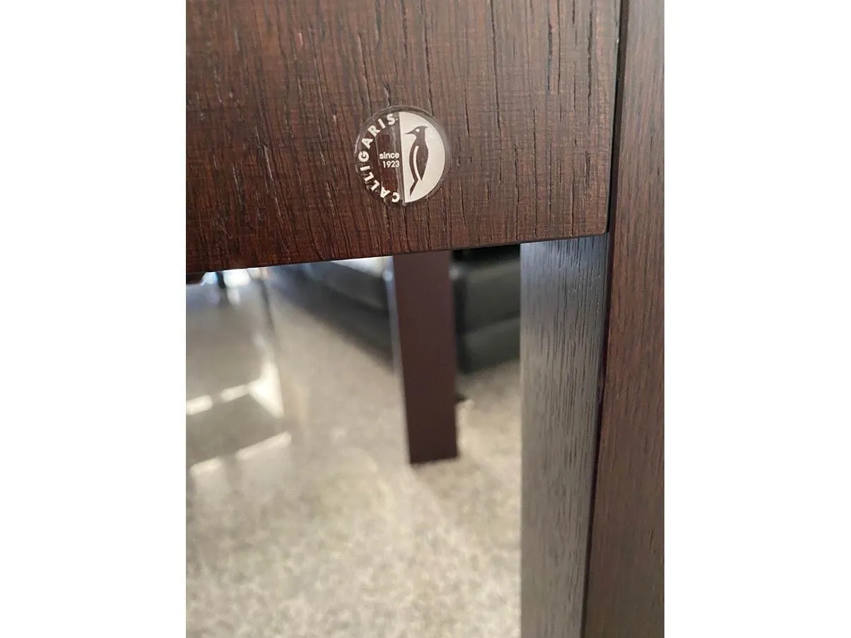 Ausziehbarer Esstisch aus Holz (braun) 1