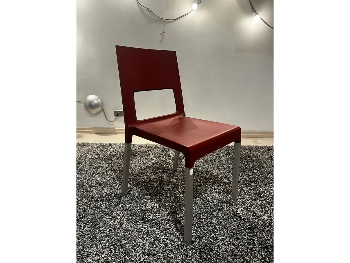 Sedia Face bordeaux, Kristalia 2