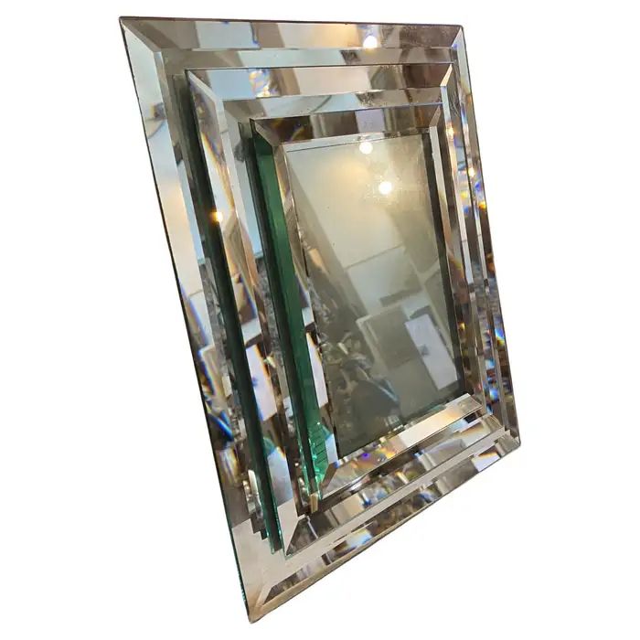 Image of 1950s Mid-Century Modern Mirrored Glass Picture Frame by Fontana Arte