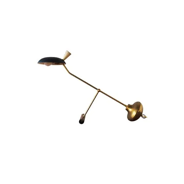 Lampada da tavolo vintage in ottone (anni '50),  