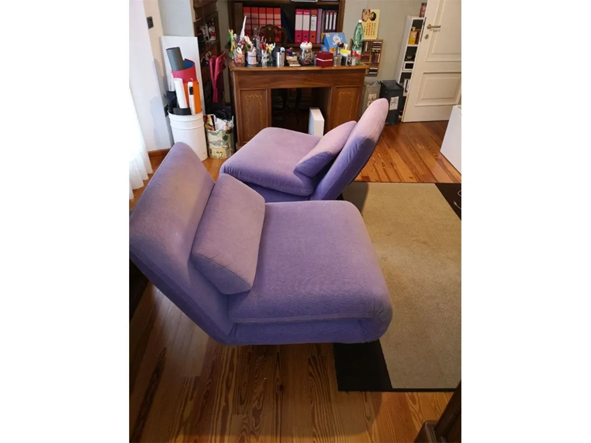 Poltrone trasformabili Le vele girevoli (viola), Futura 1