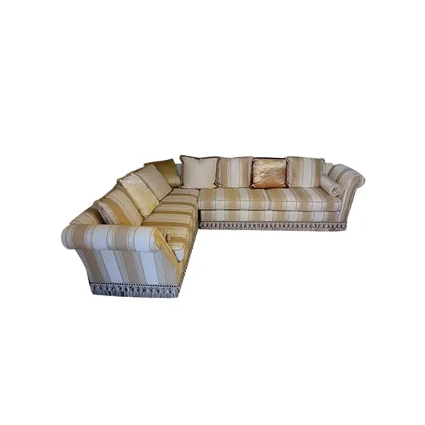 Cidone modular corner sofa in removable fabric 4