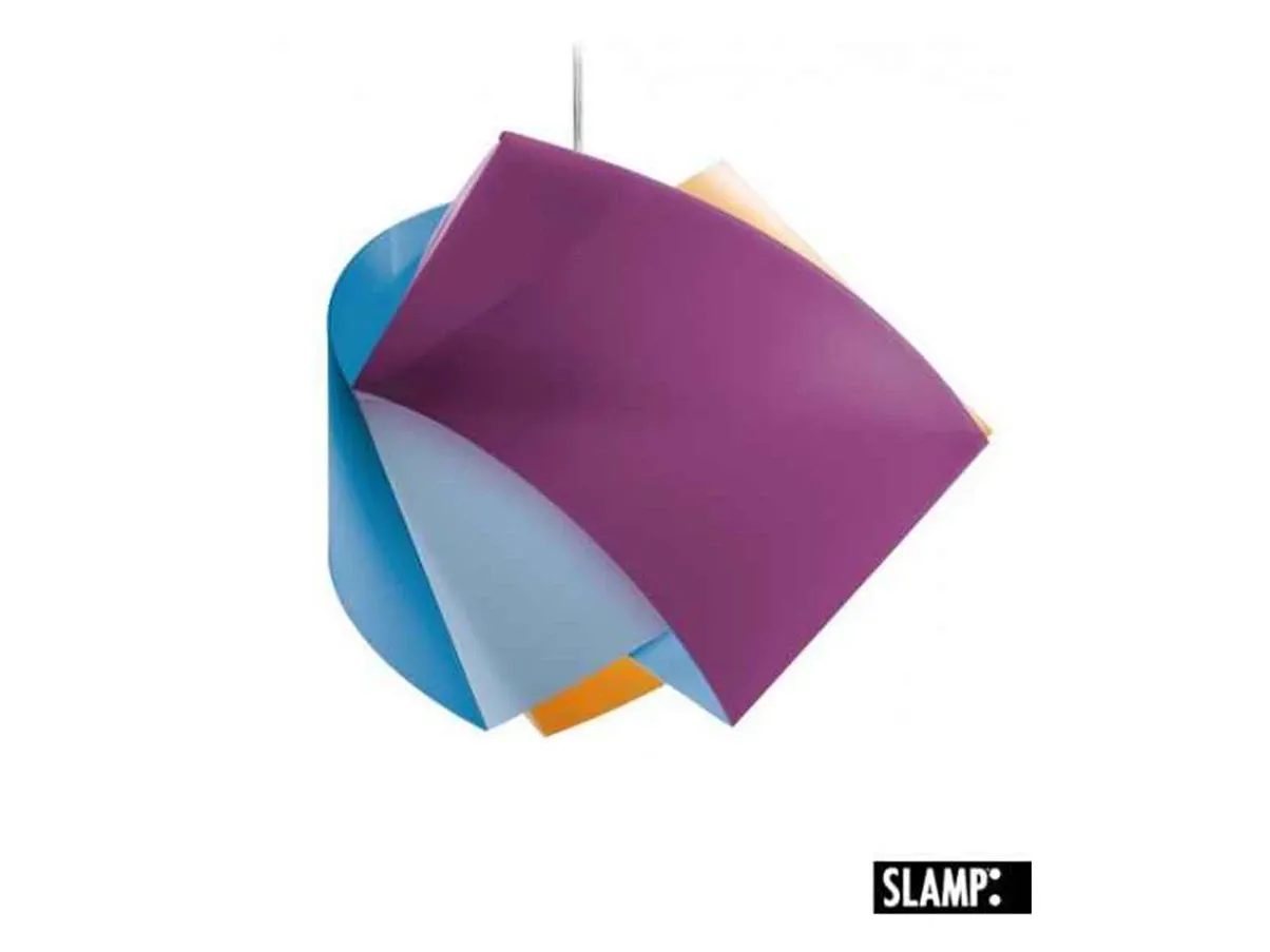 Lampada a sospensione colorata Gemmy Arlecchino, Slamp 