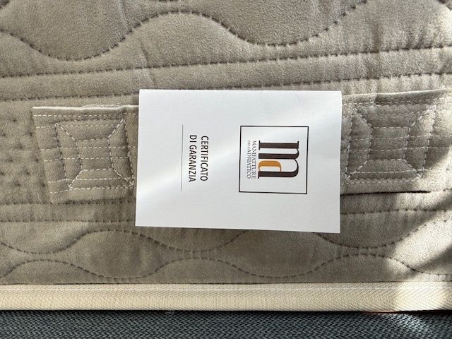 Single fabric bed (blue) 1