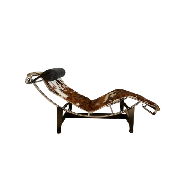 Chaise Longue LC4 in vintage pony skin, Cassina image