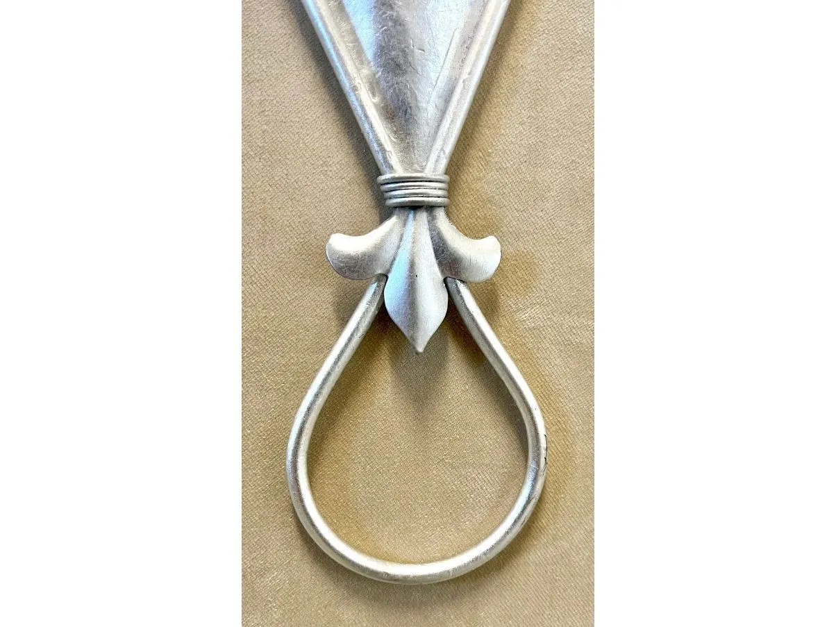 Applique a 3 luci bianca e argento, Patrizia Garganti 4