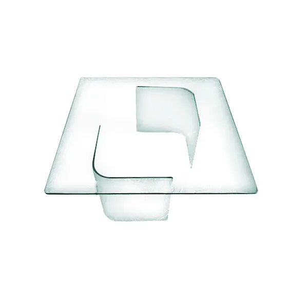 Quadratischer Glastisch 2