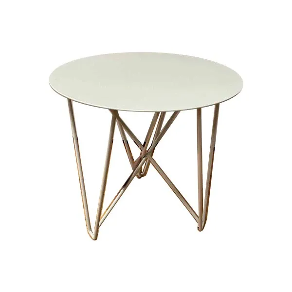 Play round coffee table in metal (gray), Ciacci 2