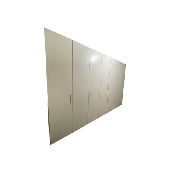 6-door wardrobe in white lacquered oak, Porro 