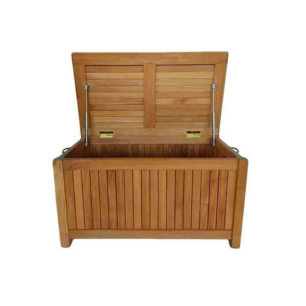 Milton container trunk in teak wood, Unopiù image
