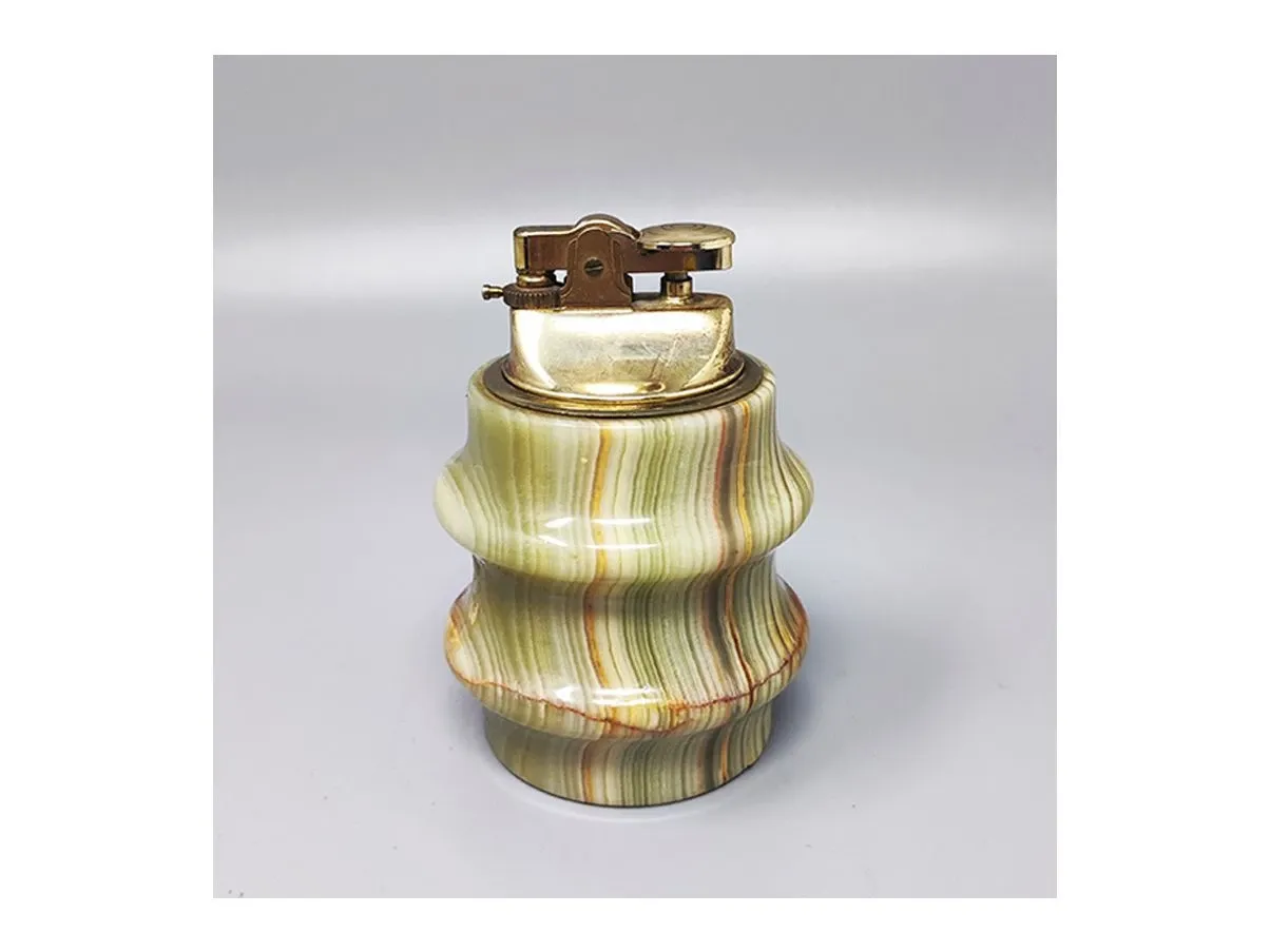 1960s Gorgeous Smoking Set in Onyx 5