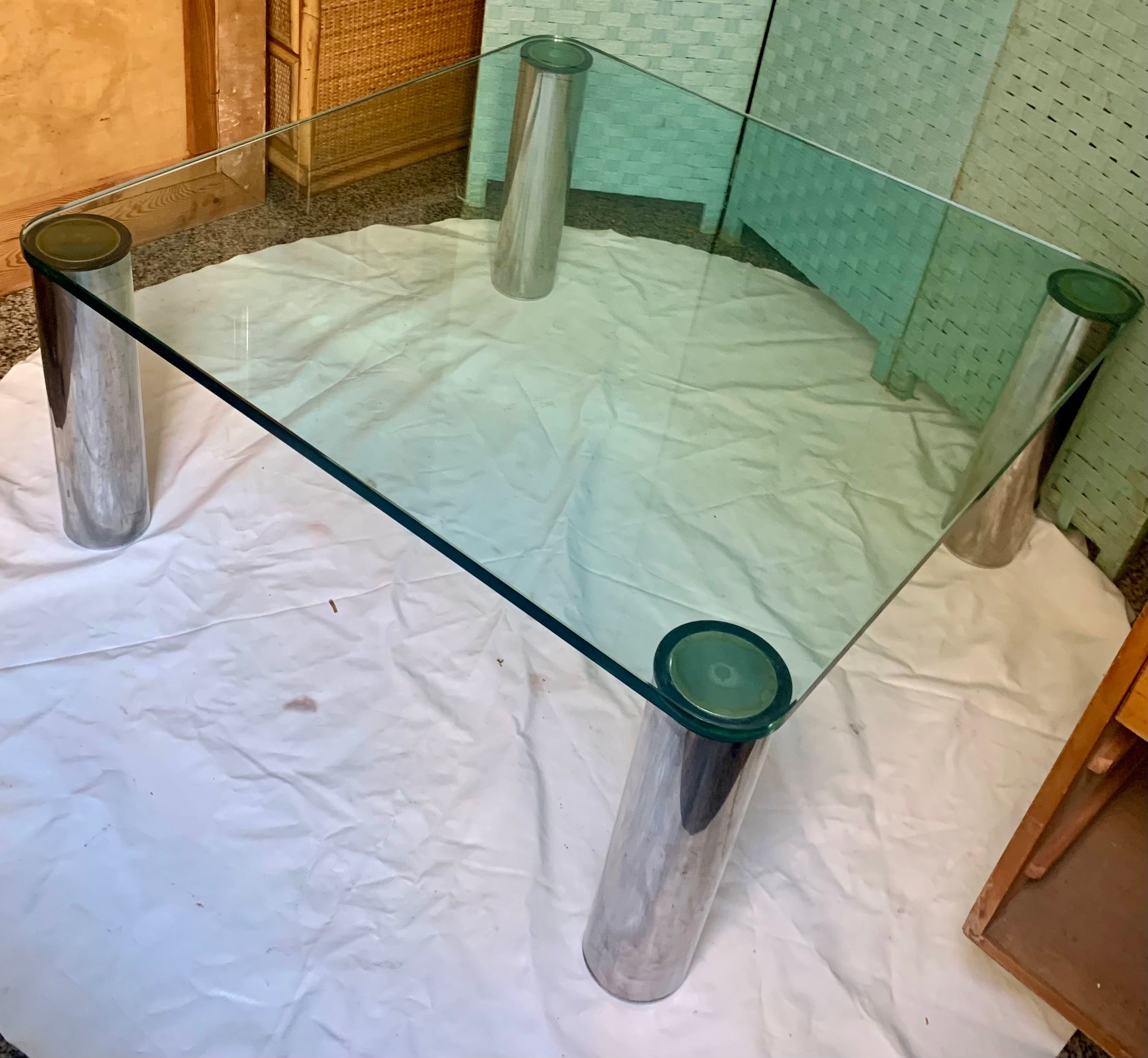 Vintage Square Coffee Table Marcuso by Marco Zanuso Front