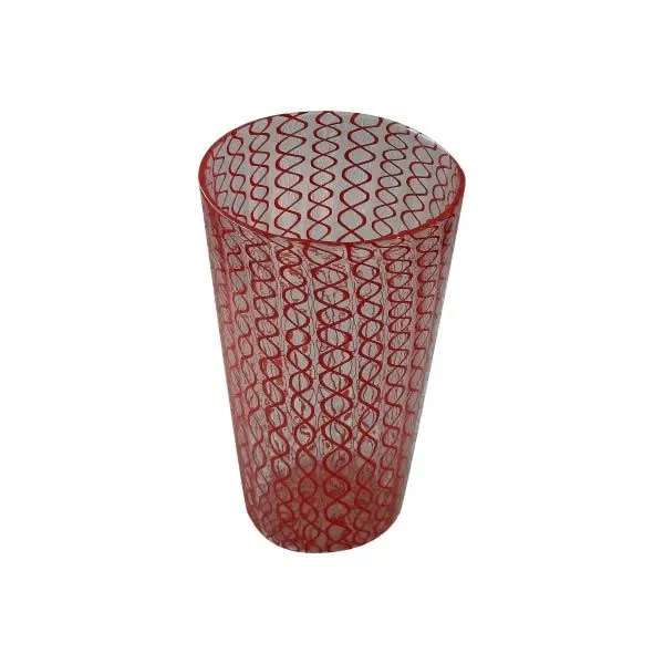 Image of Vaso di vetro di Murano decorato,