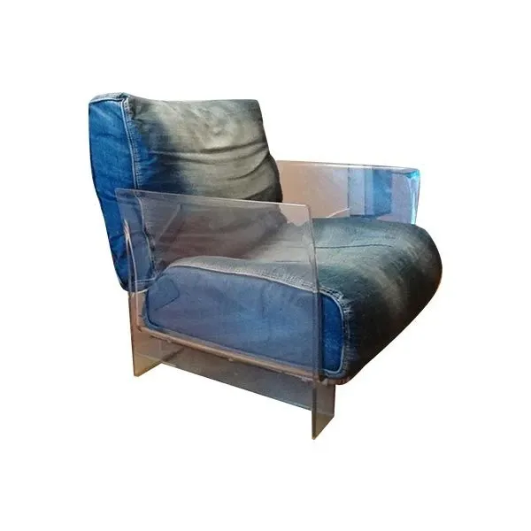 Pop armchair in polycarbonate (blue), Kartell image