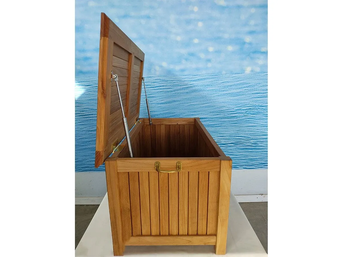 Milton container trunk in teak wood, Unopiù 5