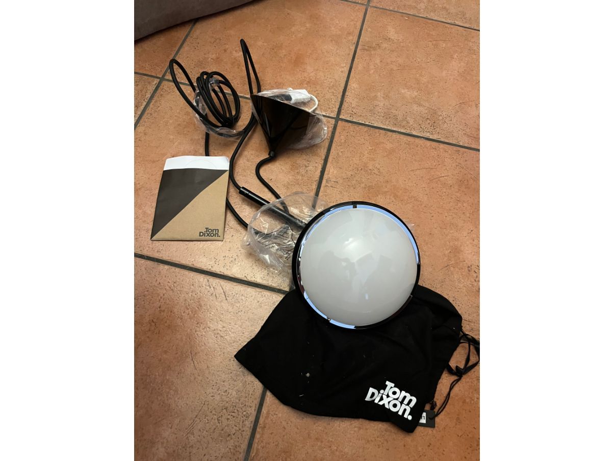 Lampada a sospensione Opal in policarbonato, Tom Dixon  Side