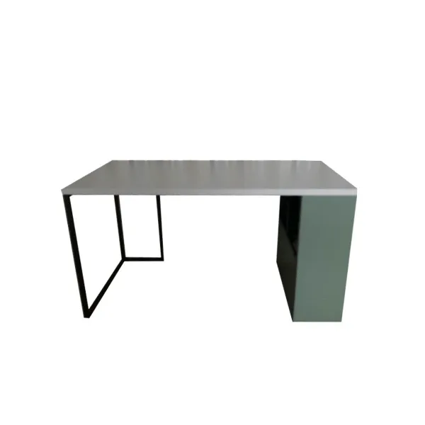 Desk with lateral container in laminate, Clever image