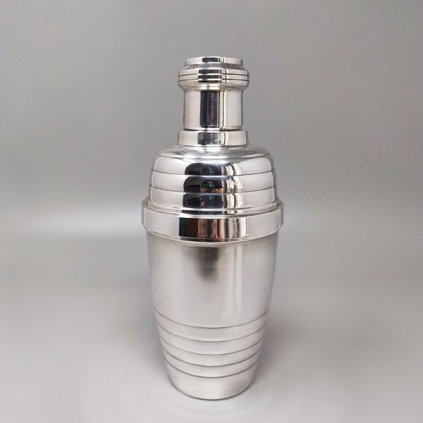 Shaker per cocktail Art Déco in acciaio inox (anni '30), Embe image