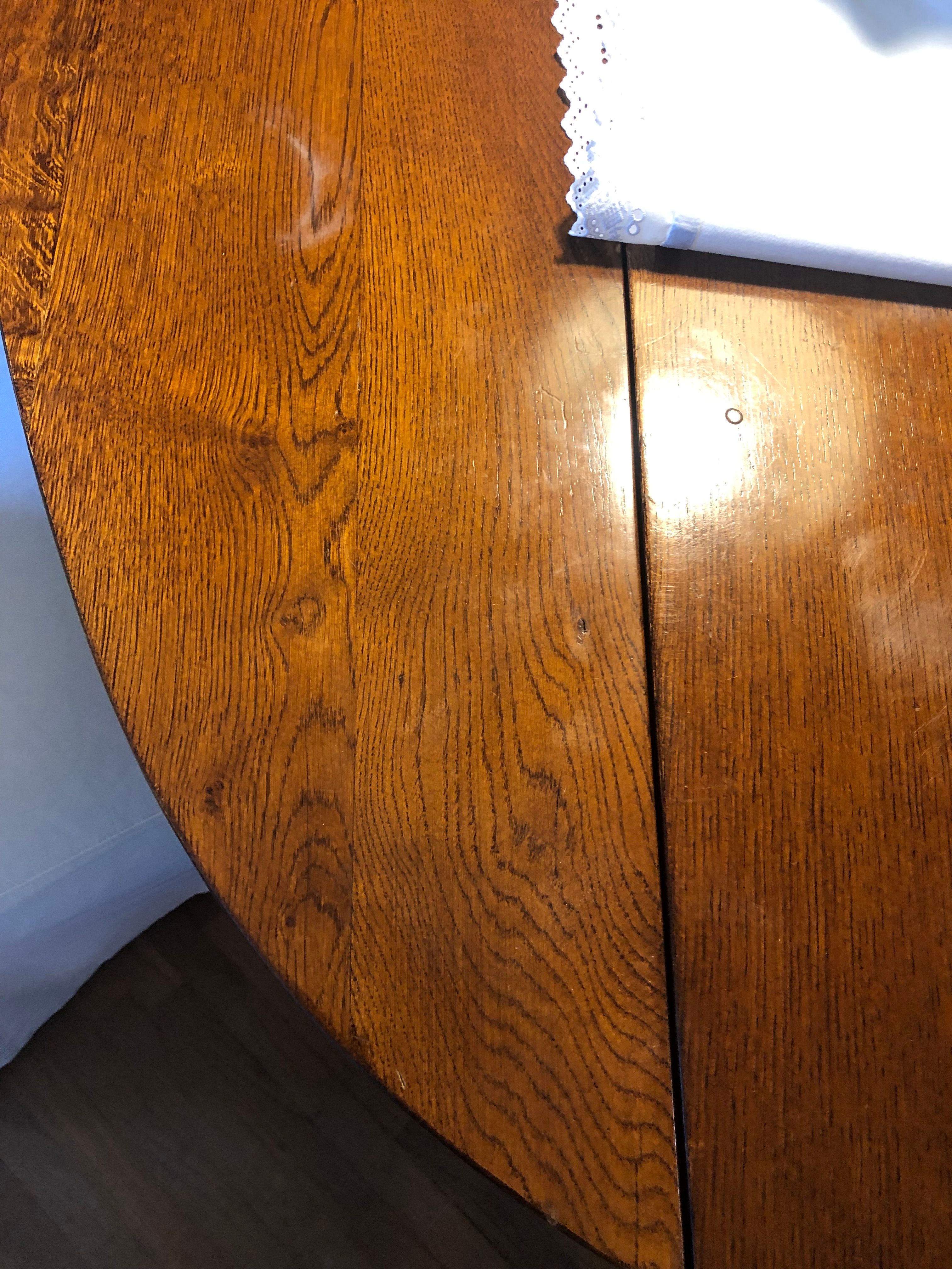 Solid Wood Oval Console Table Optional7