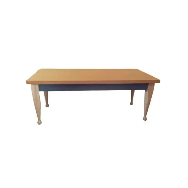 Sereno table in teak and maple, Teknodesign image