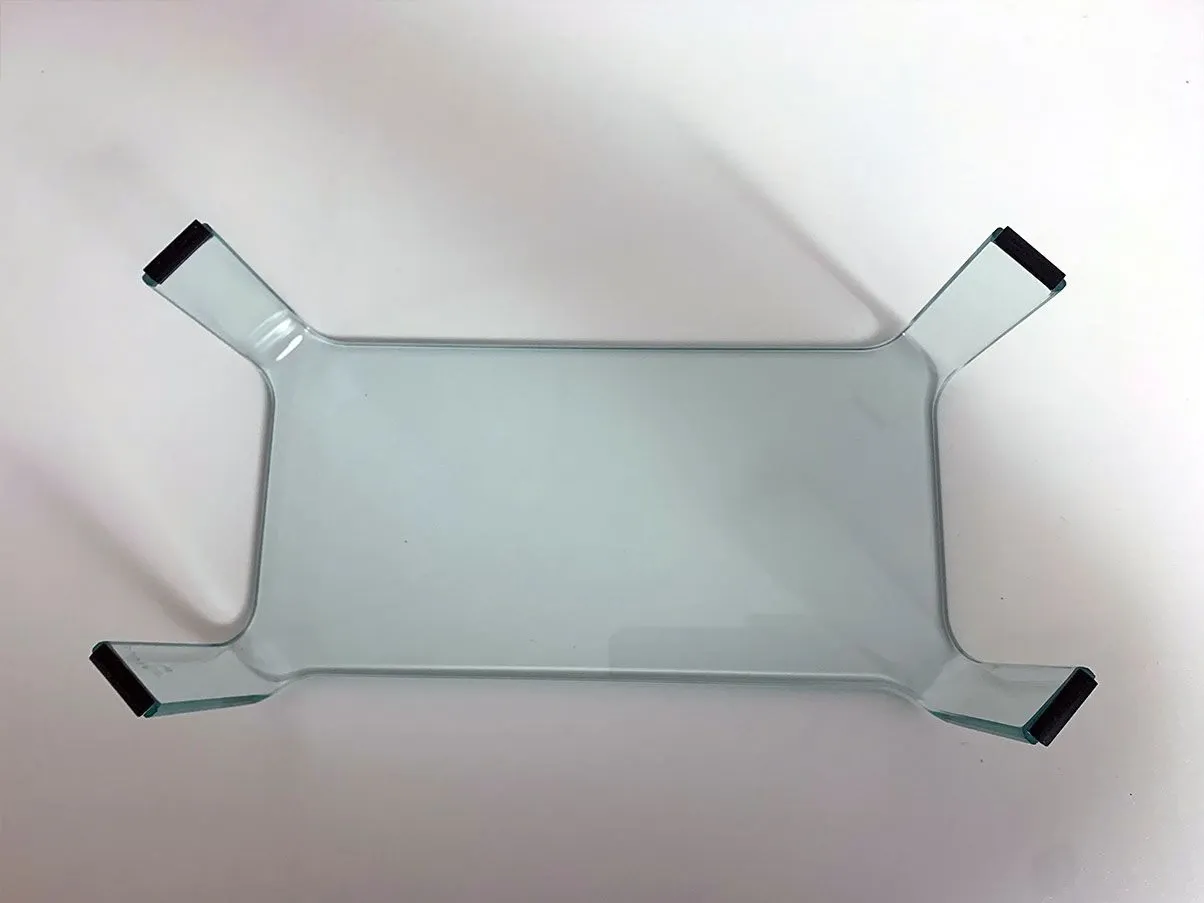 Ragno Mini Collection coffee table in curved glass, Fiam 3
