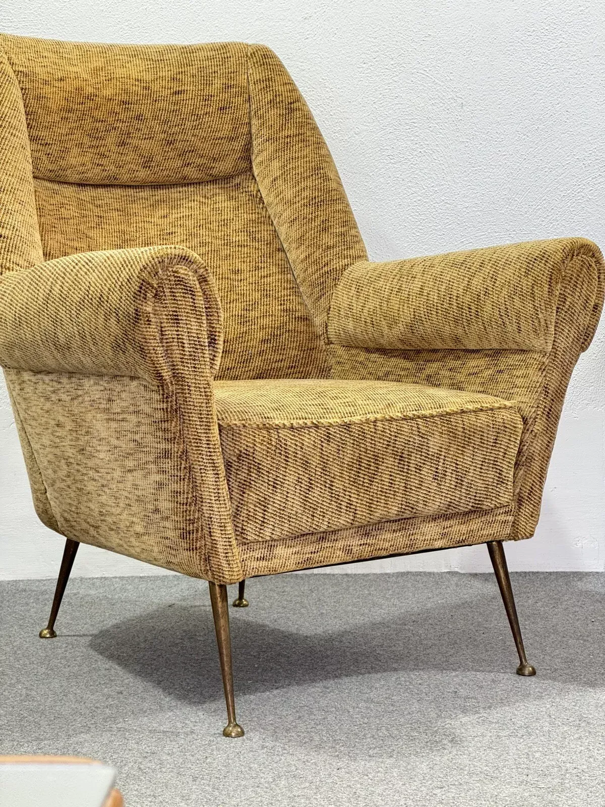 Coppia Di Poltrone Anni ‘50 Gigi Radice Design Mid-century Details