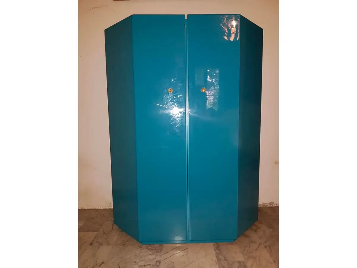 Mobile vintage Bramante laccato azzurro (anni'70), Simon 1