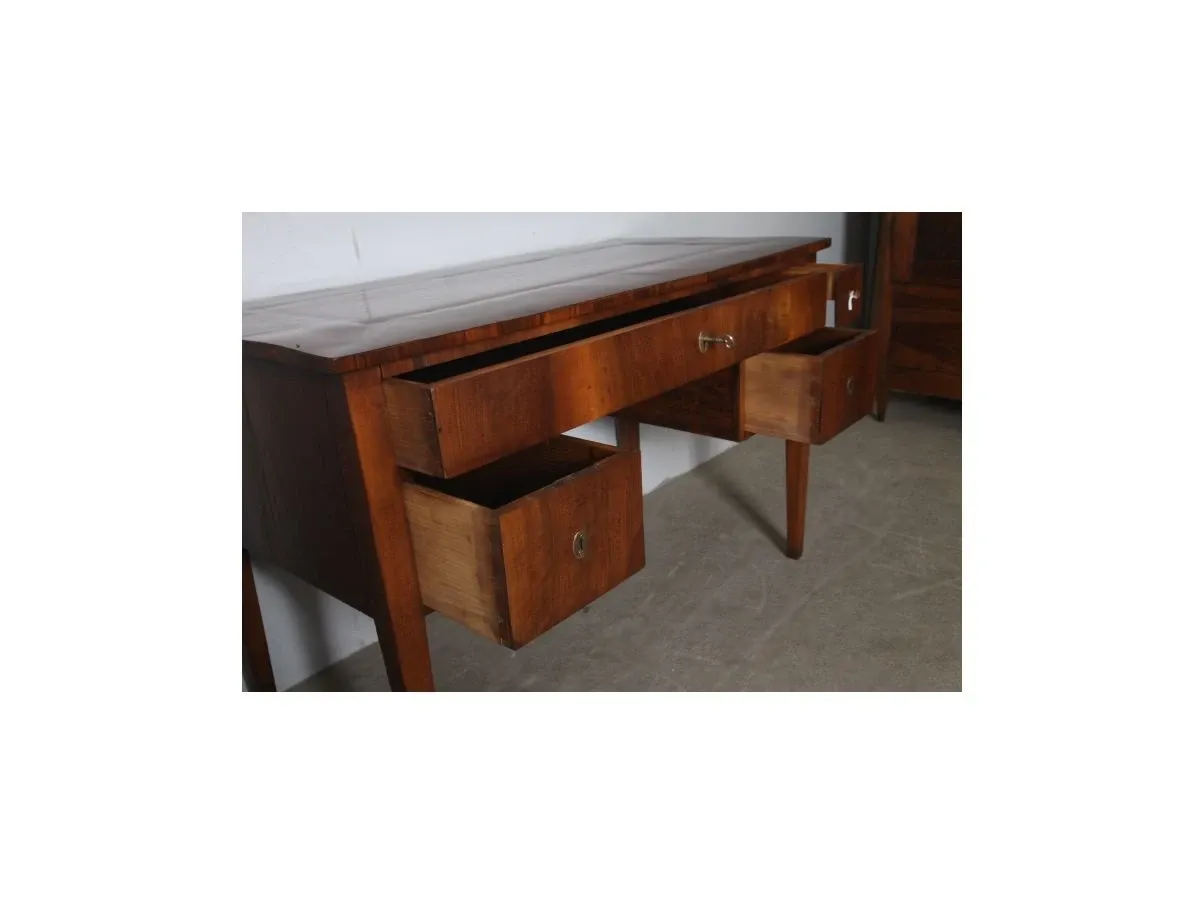 Scrivania vintage in legno di noce ('800),  1