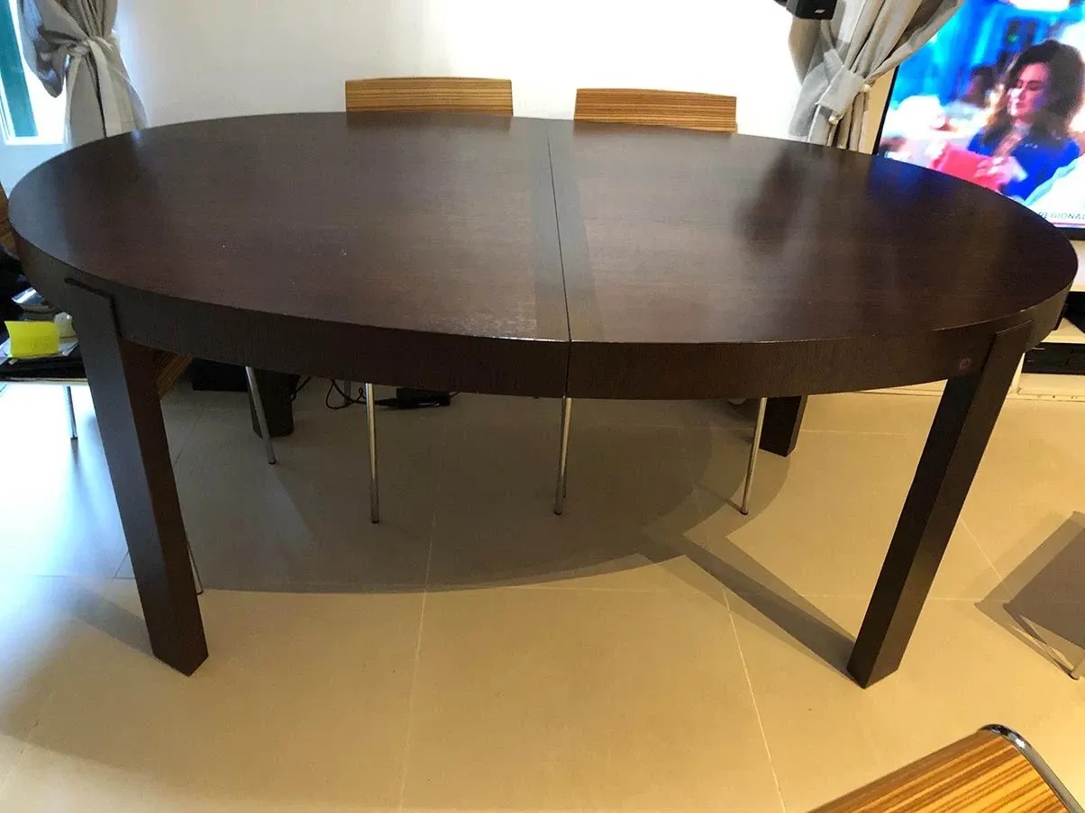 Tavolo ovale allungabile Atelier legno (marrone) 2