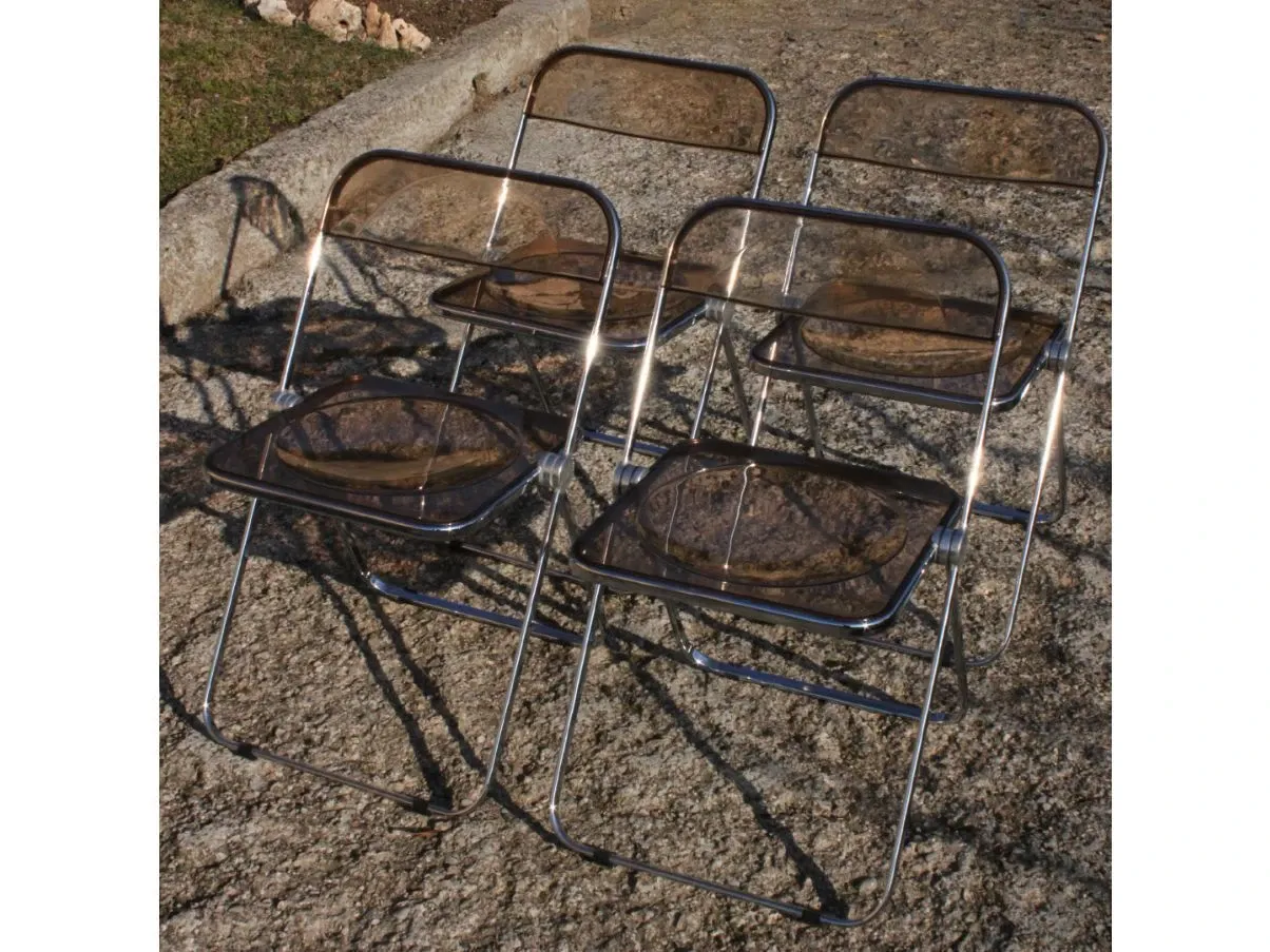 Set 4 sedie Plia di Giancarlo Piretti, Anonima Castelli 2